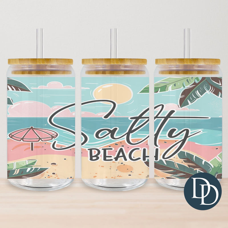 Salty Beach Tumbler Print *Sublimation Print Transfer*