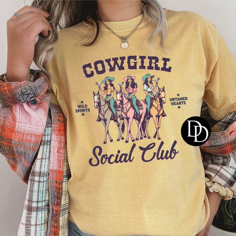 Cowgirl Social Club DTF Transfer – Dapper Designs