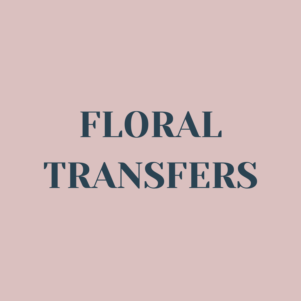 All Floral Transfers