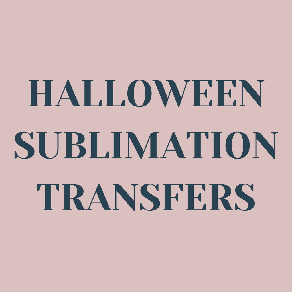 Halloween Sublimation Transfers