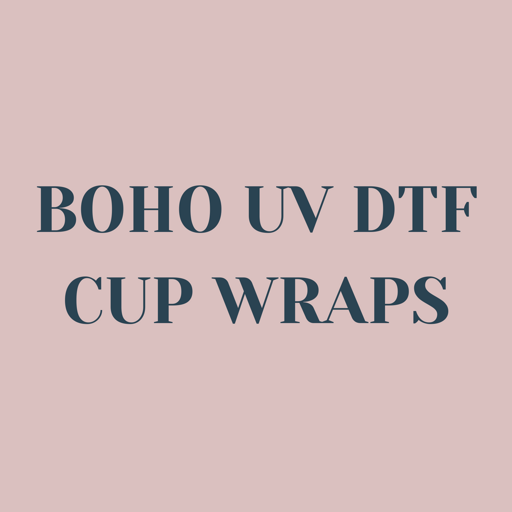 Boho UV DTF Cup Wraps