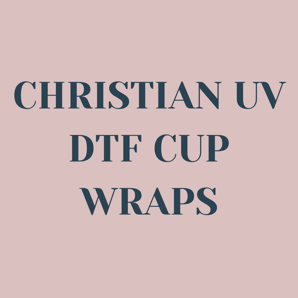 Christian UV DTF Cup Wraps