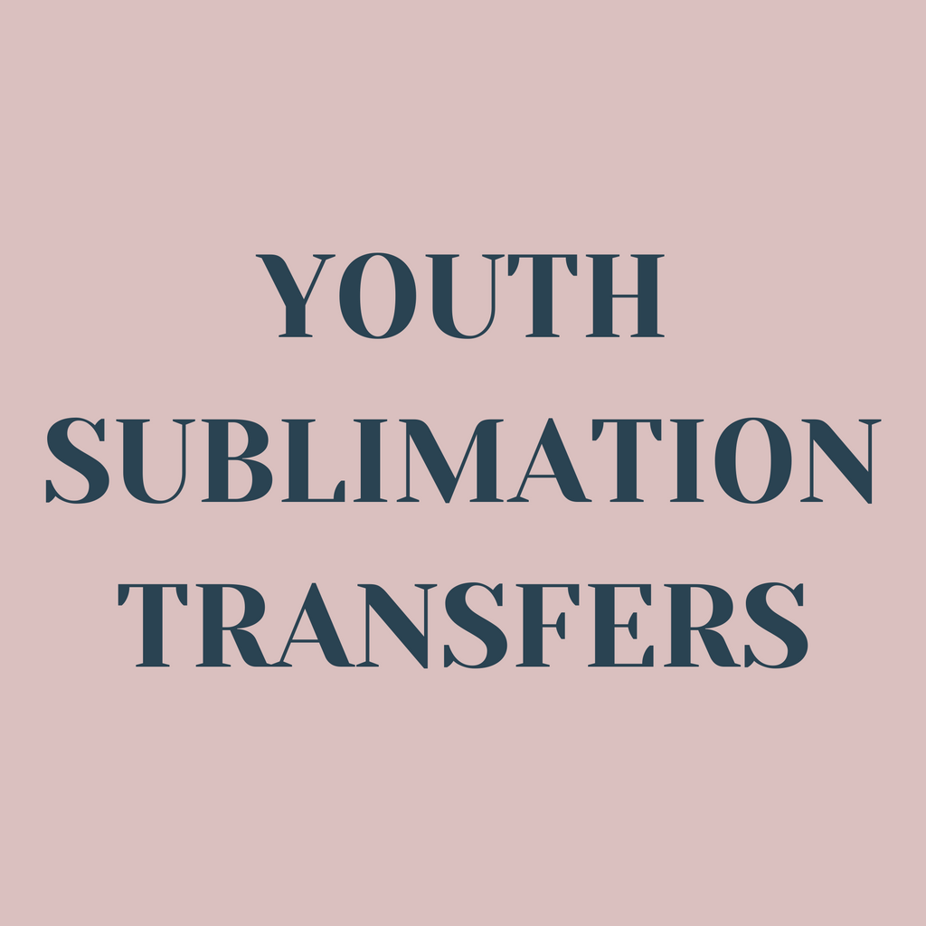 Youth Sublimation Transfers