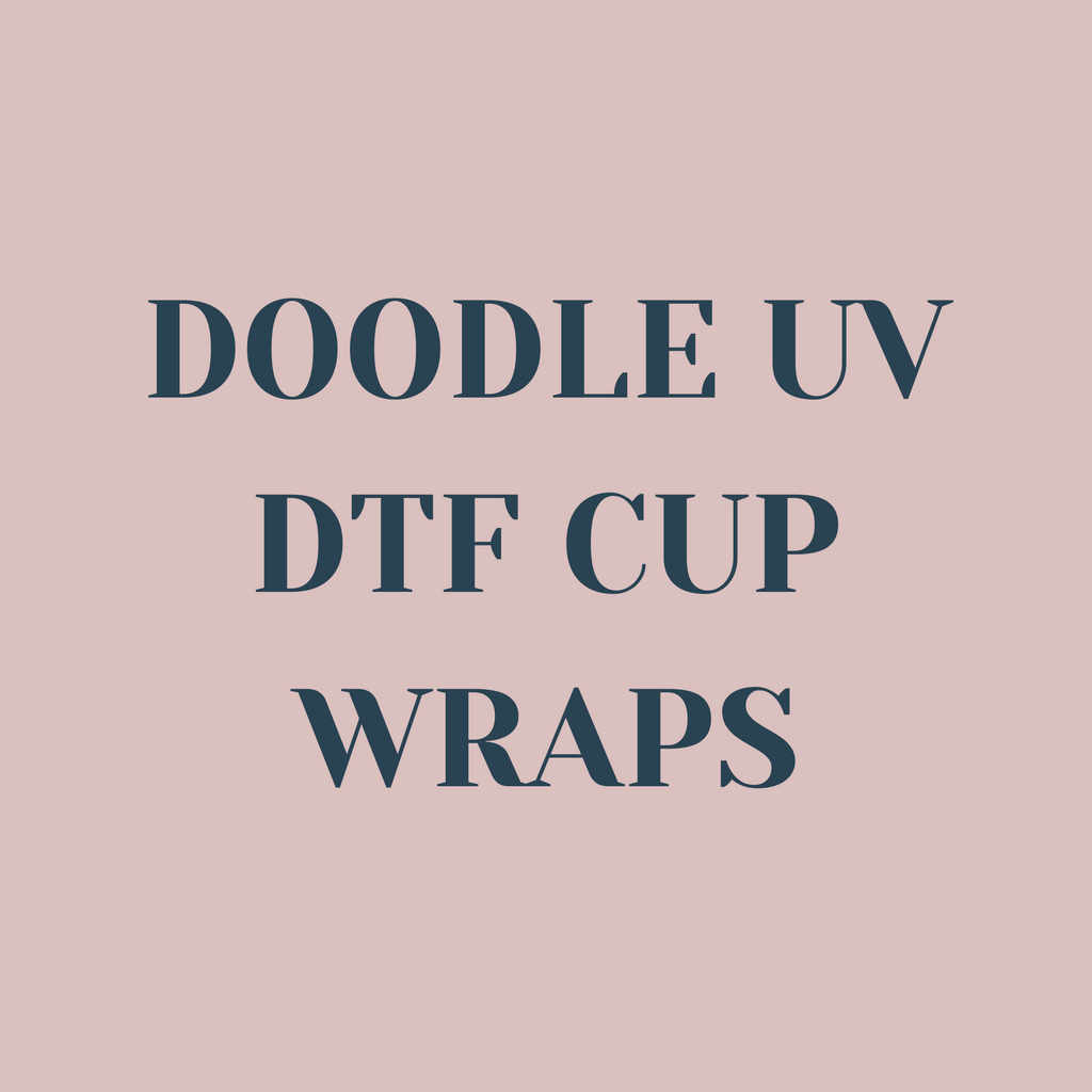 Doodle UV DTF Cup Wraps