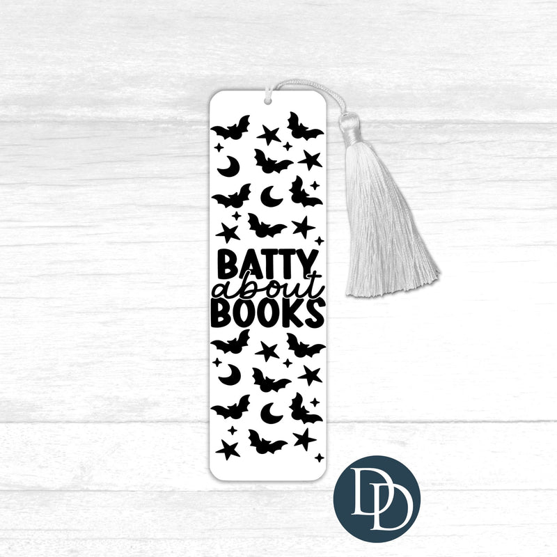 Batty About Books *UV DTF Bookmark Decal*