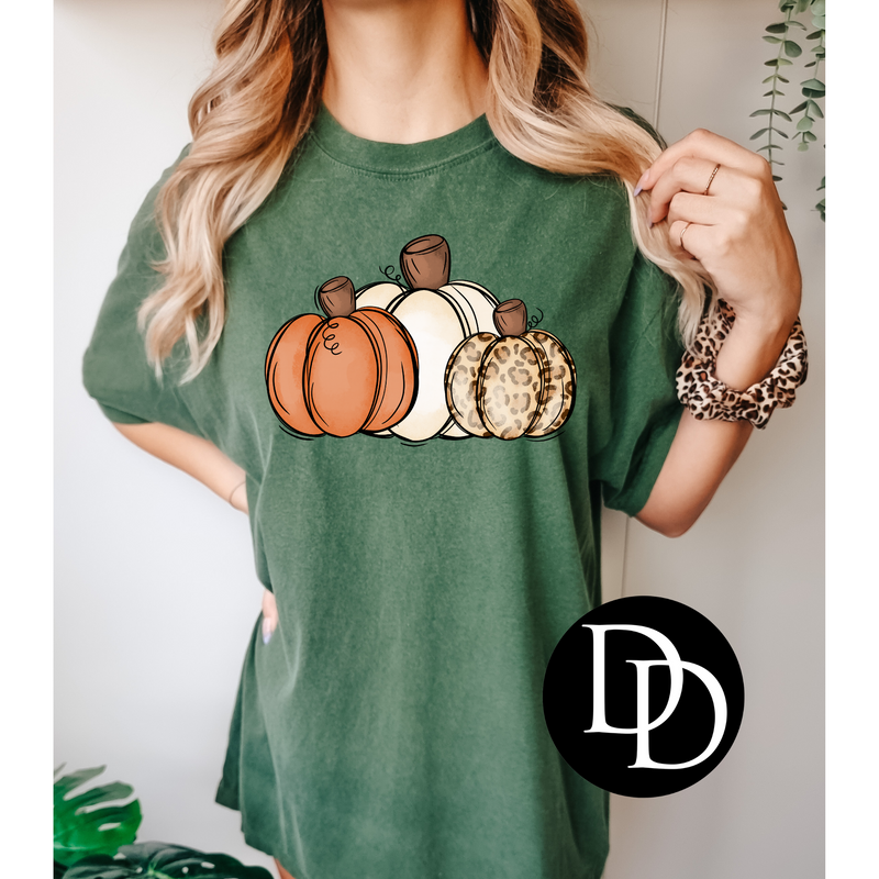 Fall Leopard Pumpkins *DTF Transfer*