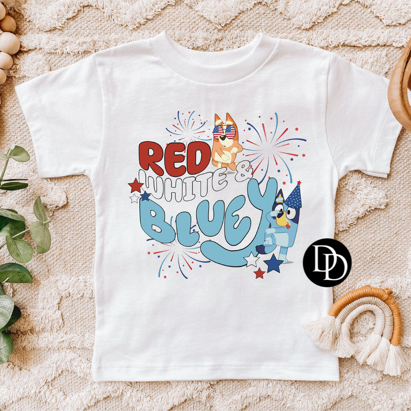 Red White & The Blue Dog *Sublimation Print Transfer*