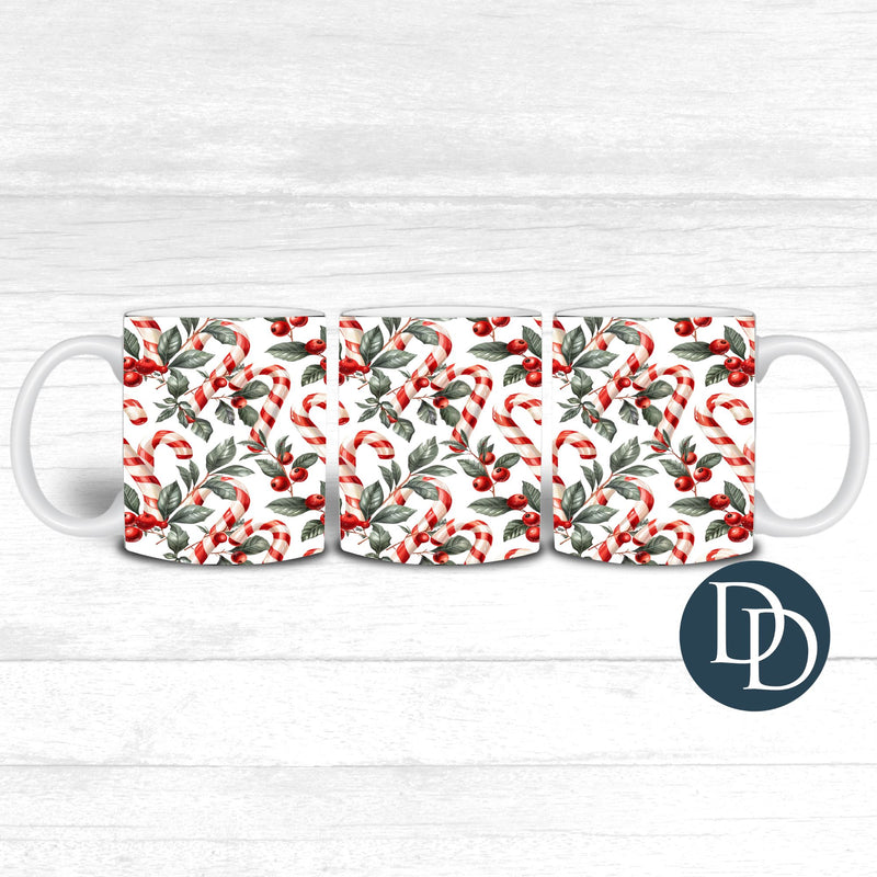Candy Canes *UV DTF Mug Wrap*