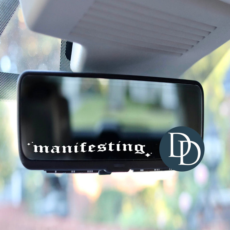 Manifesting *Rearview Mirror UV DTF Decal*