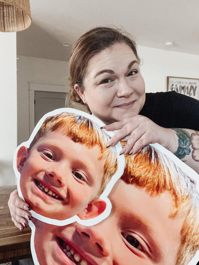 Custom Big Head Stickers | Personalized Character Stickers – Dapper Designs