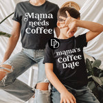 Mama’s Coffee Date (White Puff) *Puff Screen Print Transfer*