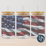 Liquid American Flag Tumbler Print *Sublimation Print Transfer*