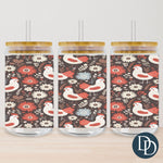 Chicken Florals Tumbler Print *Sublimation Print Transfer*