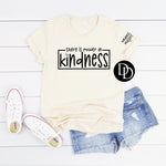 There Is Power In Kindness With Sleeve Accent (Black Ink) - NOT RESTOCKING - *Screen Print Transfer*