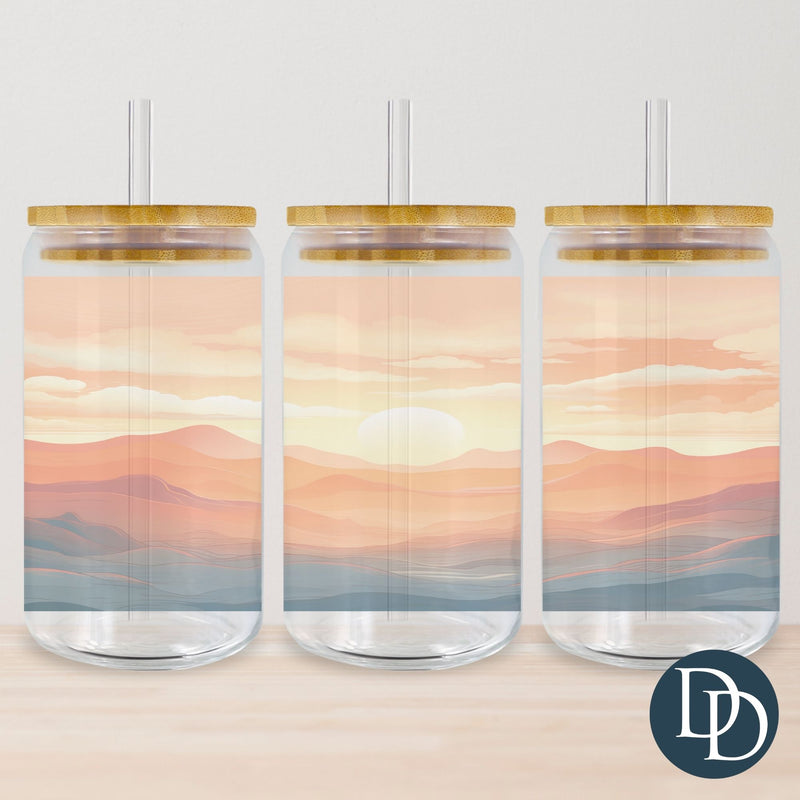 Desert Sunrise Tumbler Print *Sublimation Print Transfer*