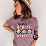 Mental Health Matters Daisy Checkered  *DTF Transfer*