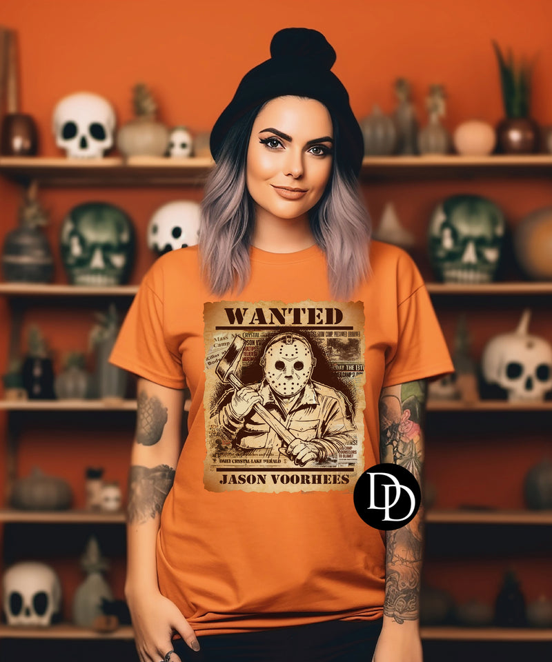 Wanted Jason *DTF Transfer* – Dapper Designs