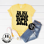 In My Sports Mom Era With Pocket Accent (Black Ink) - NOT RESTOCKING - *Screen Print Transfer*