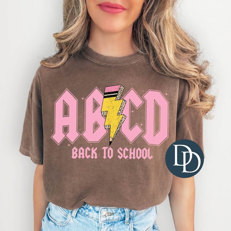 AB CD Pink *DTF Transfer*