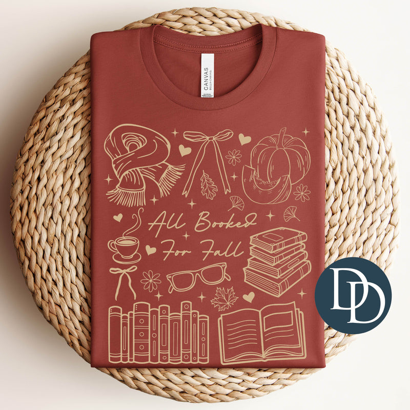 OVERSIZED All Booked For Fall *DTF Transfer*