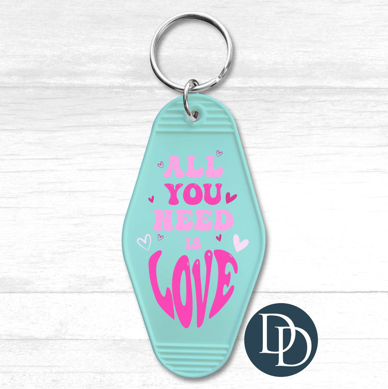 All You Need Is Love *Motel Keychain UV DTF Decal*