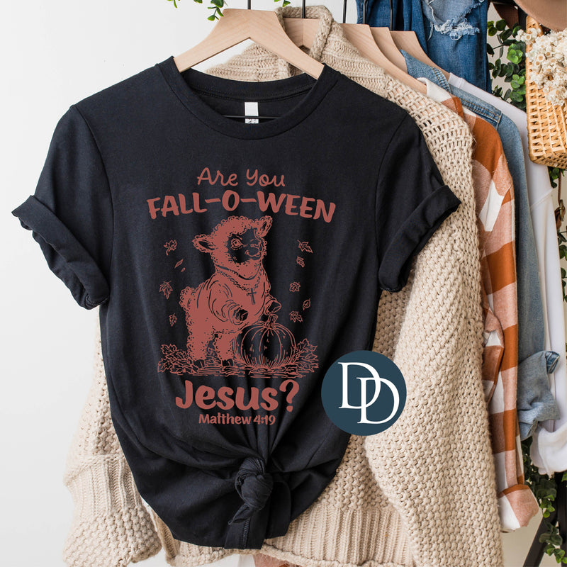 OVERSIZED Are You Fall-o-Ween Jesus Lamb *DTF Transfer*