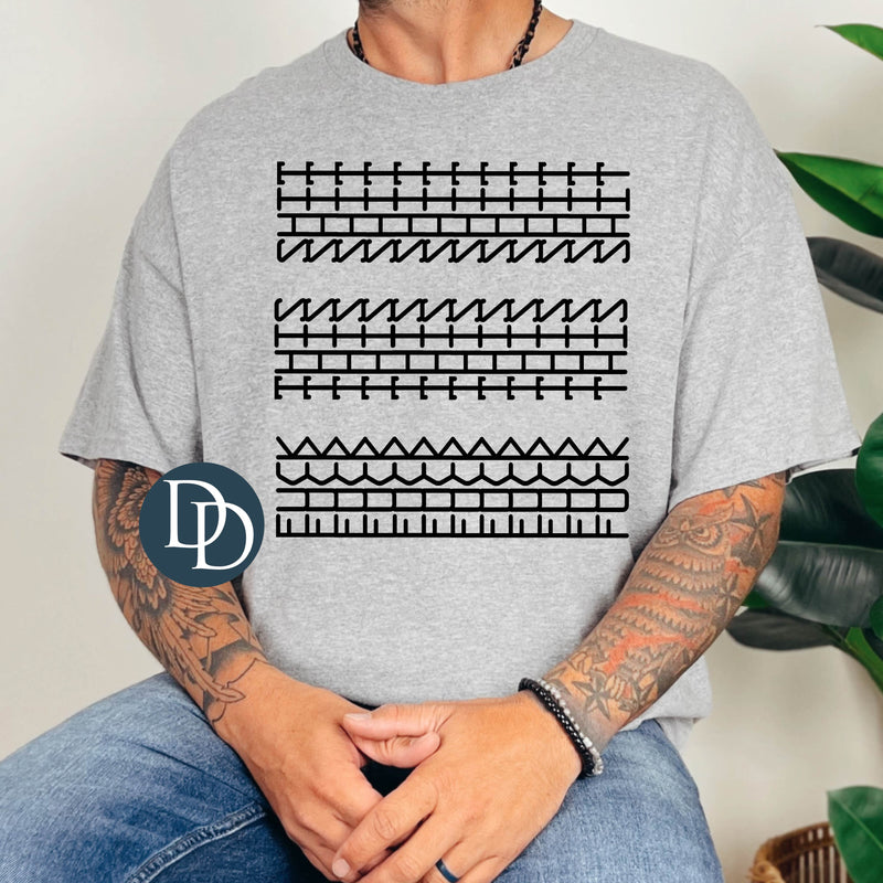 BLACK Fck Ths Sht Read Sideways *DTF Transfer*