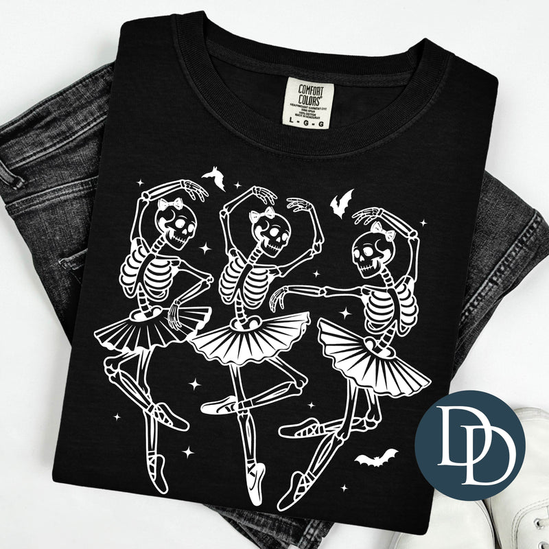 Ballerina Dancing Skeletons *DTF Transfer*