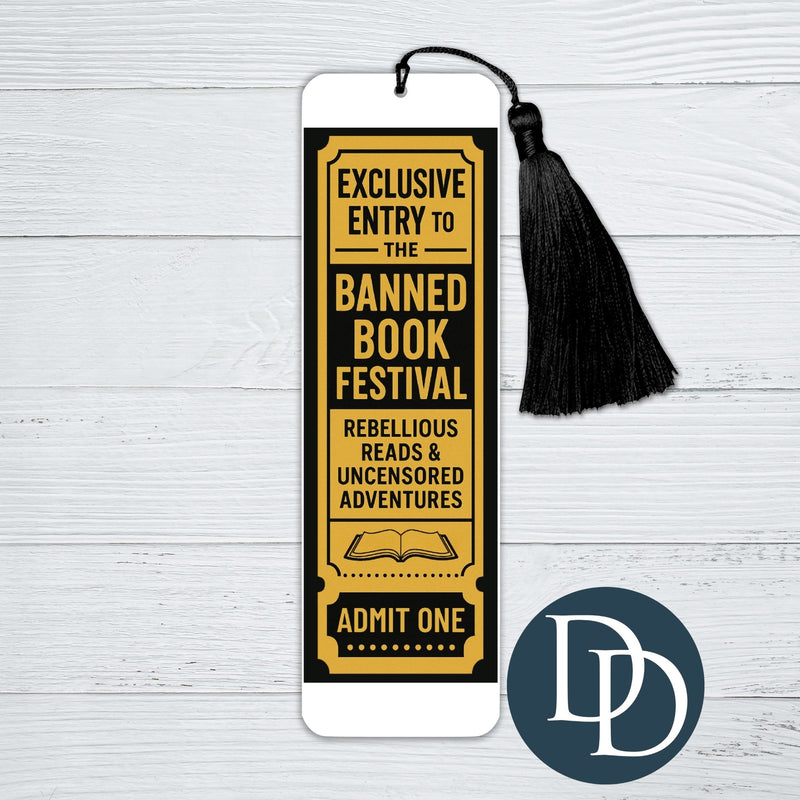 Banned Book Festival *UV DTF Bookmark Decal*