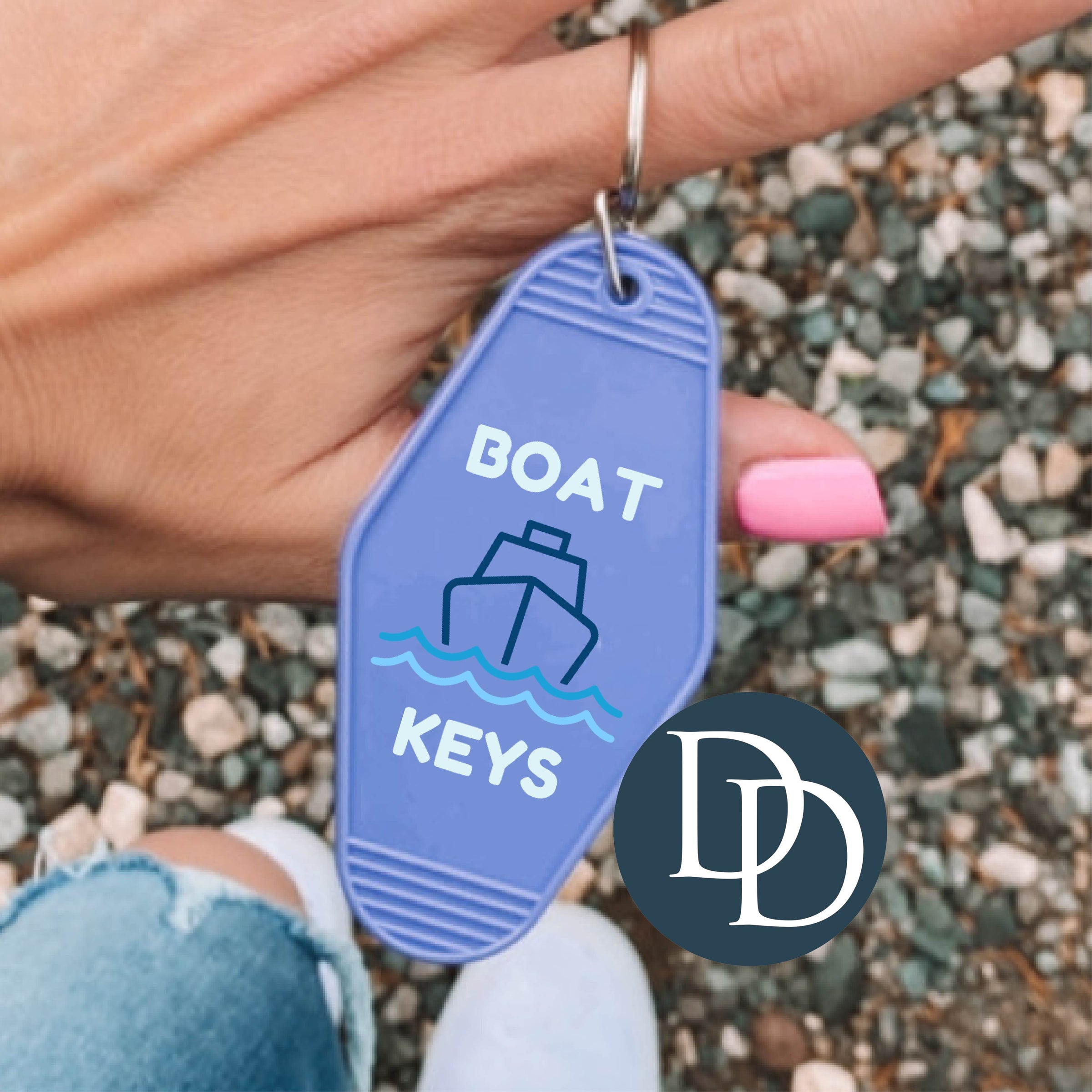 Keychain Decal Boat Keys *Motel Keychain UV DTF Decal* – Dapper Designs