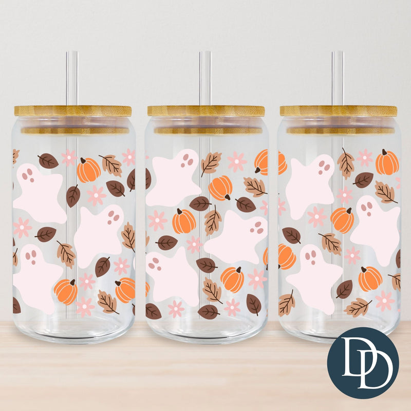Boho Fall Ghosts *UV DTF Cup Wrap*