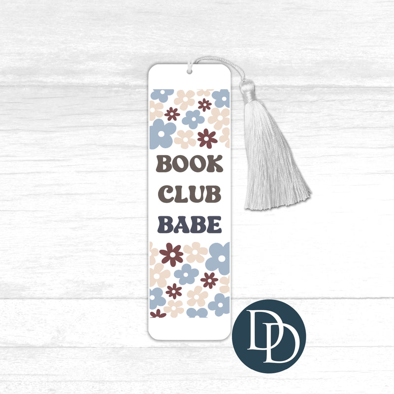 Book Club Babe Boho Florals *UV DTF Bookmark Decal*