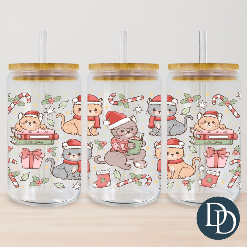 Christmas Cats *UV DTF Cup Wrap*