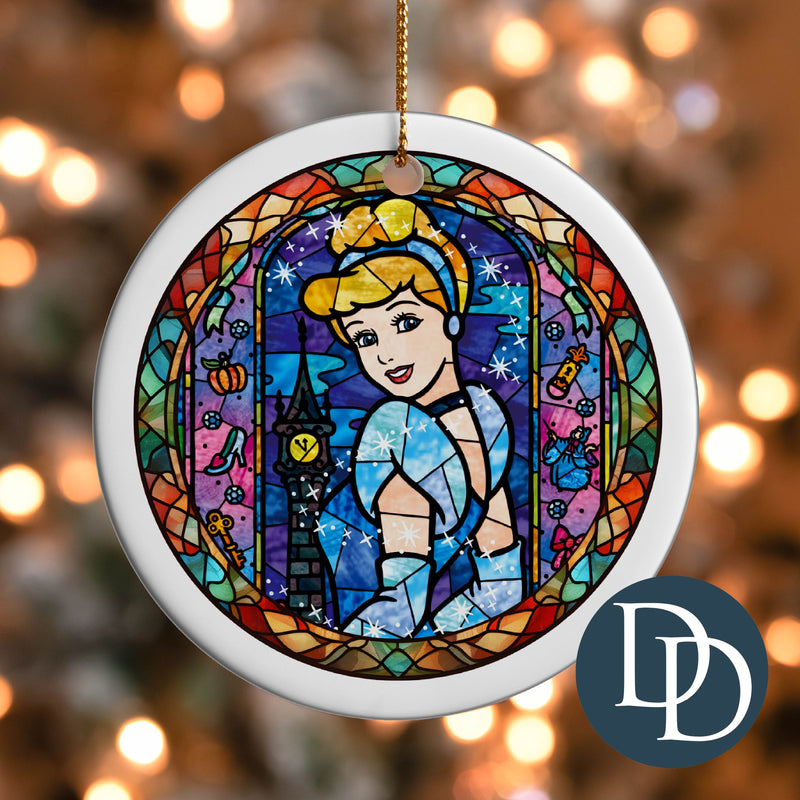 Cinder Stained Glass *UV DTF Ornament Decal*