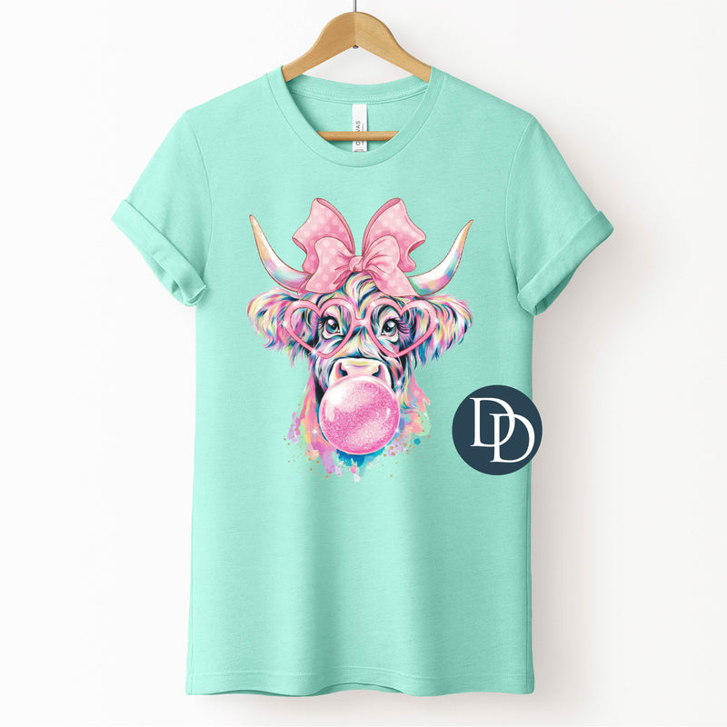 OVERSIZED Colorful Bubblegum Heifer *DTF Transfer*