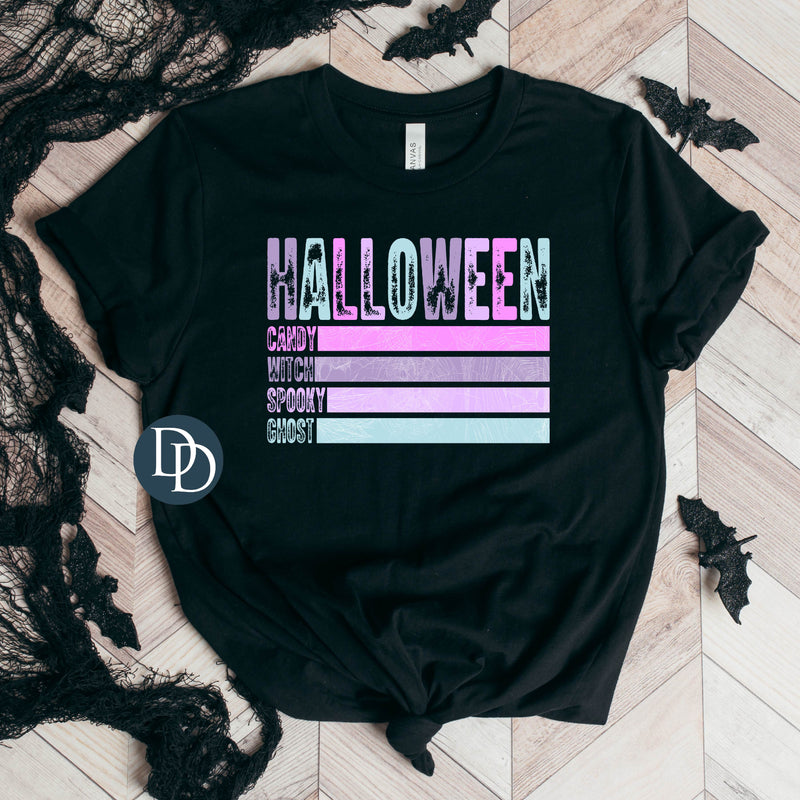 Colorful Halloween Words *DTF Transfer*