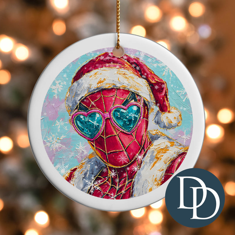 Colorful Spider Guy Christmas *UV DTF Ornament Decal*
