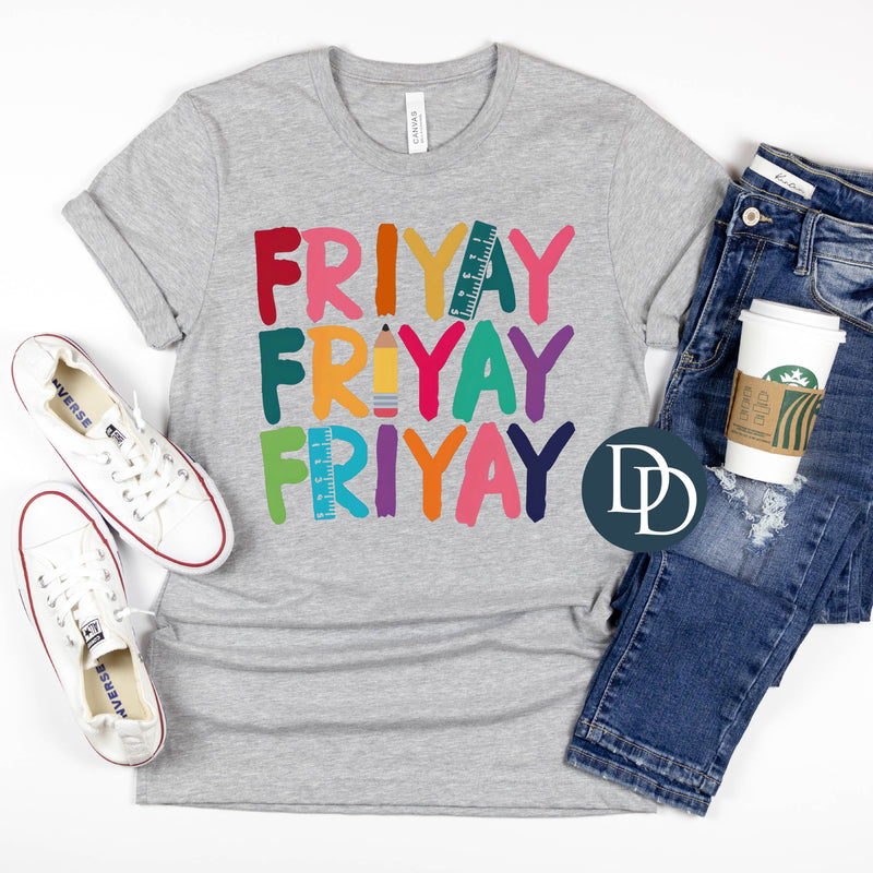 Colorful Teacher Friyay *DTF Transfer*