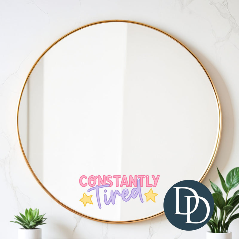 Constantly Tired Stars *UV DTF Decal*