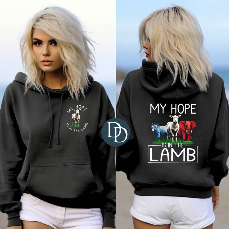 My Hope Is In The Lamb With Pocket Accent *DTF Transfer*