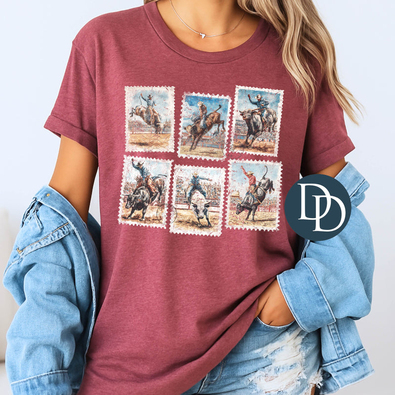 Cowboy Stamps *DTF Transfer*