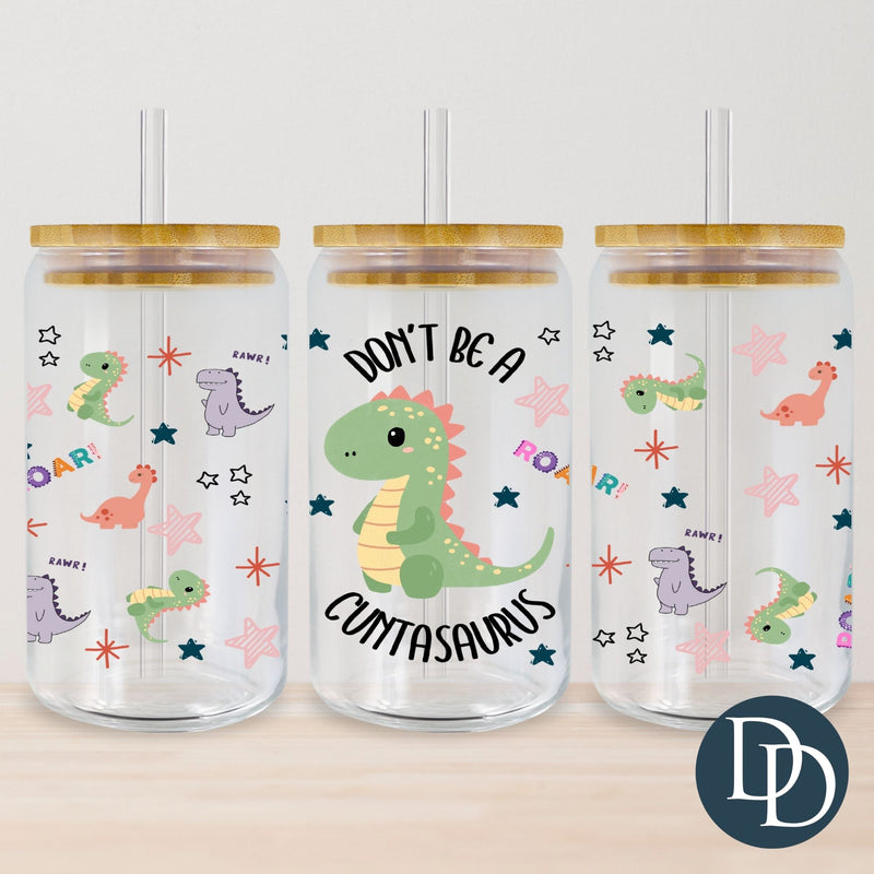 Cuntasaurus Dinos Accents *UV DTF Cup Wrap*