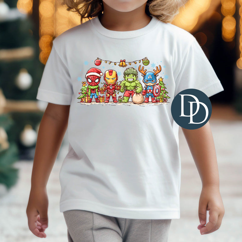 Cute Super Christmas *DTF Transfer*