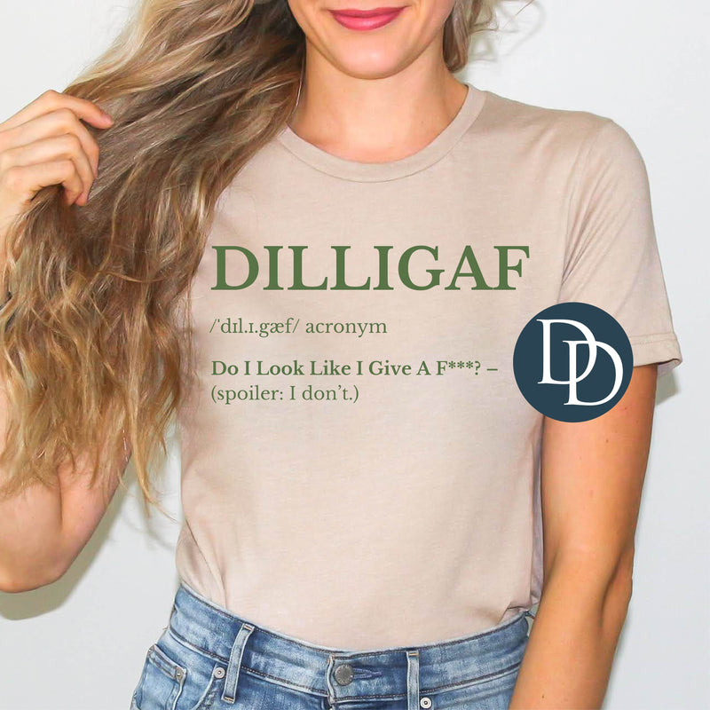 DILLIGAF Definition *DTF Transfer*