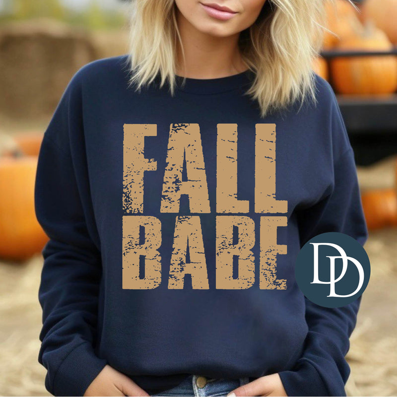 Distressed Fall Babe *DTF Transfer*