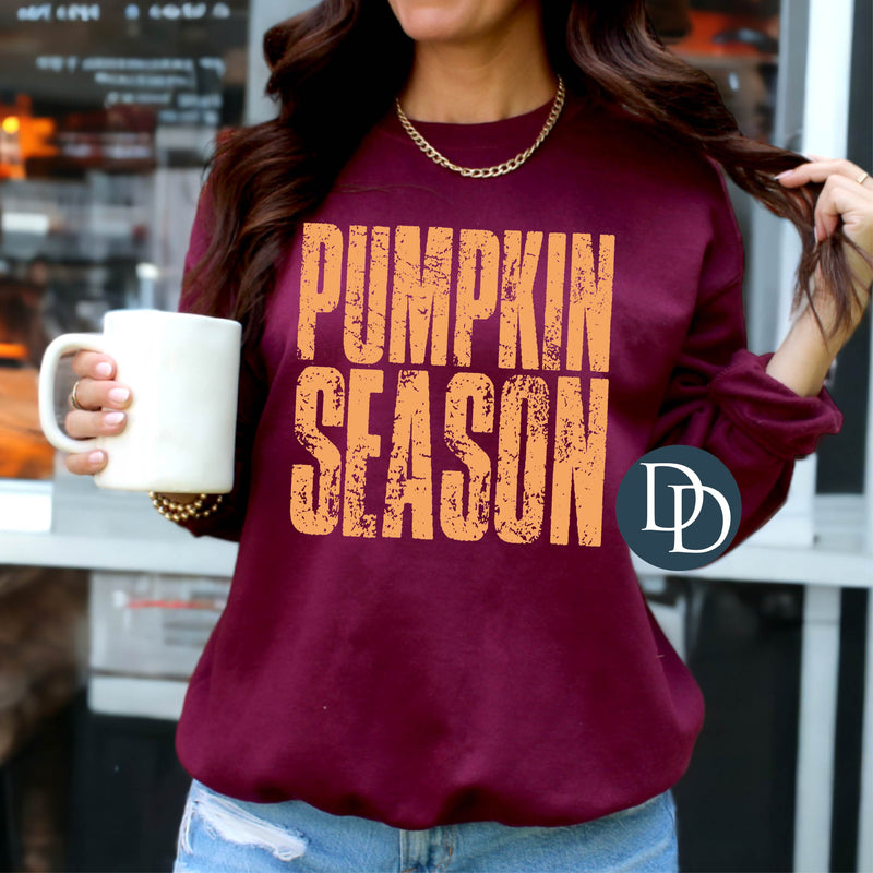 Distressed Pumpkin Season *DTF Transfer*