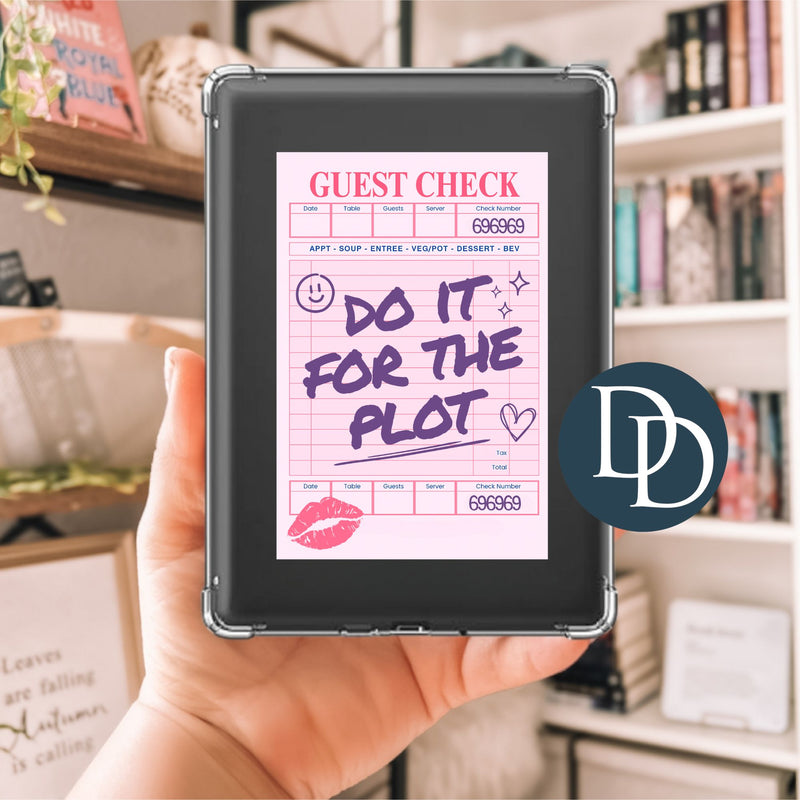 Do It For The Plot Ticket *UV DTF Decal*