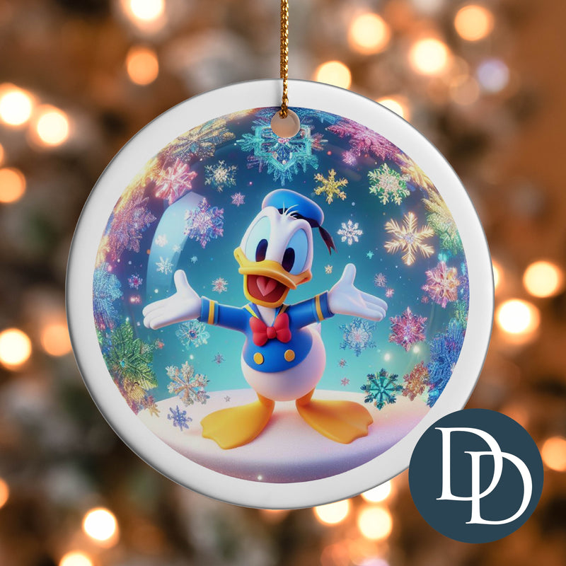 Don Duck Snowflakes *UV DTF Ornament Decal*