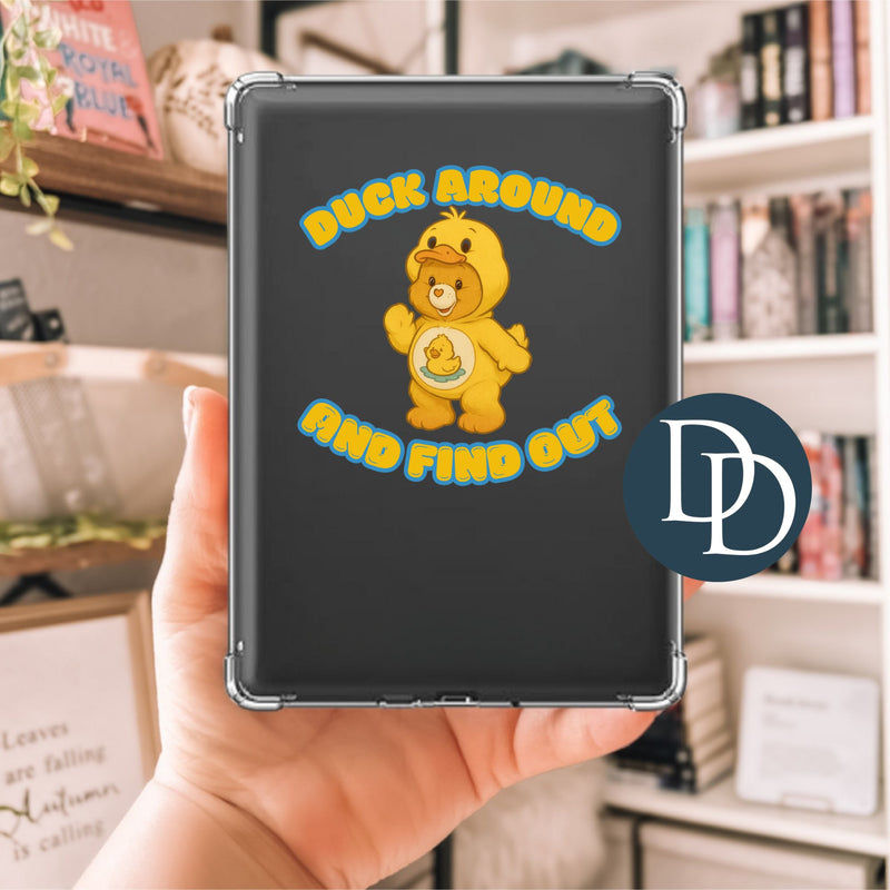 Duck Around And Find Out Bear *UV DTF Decal*