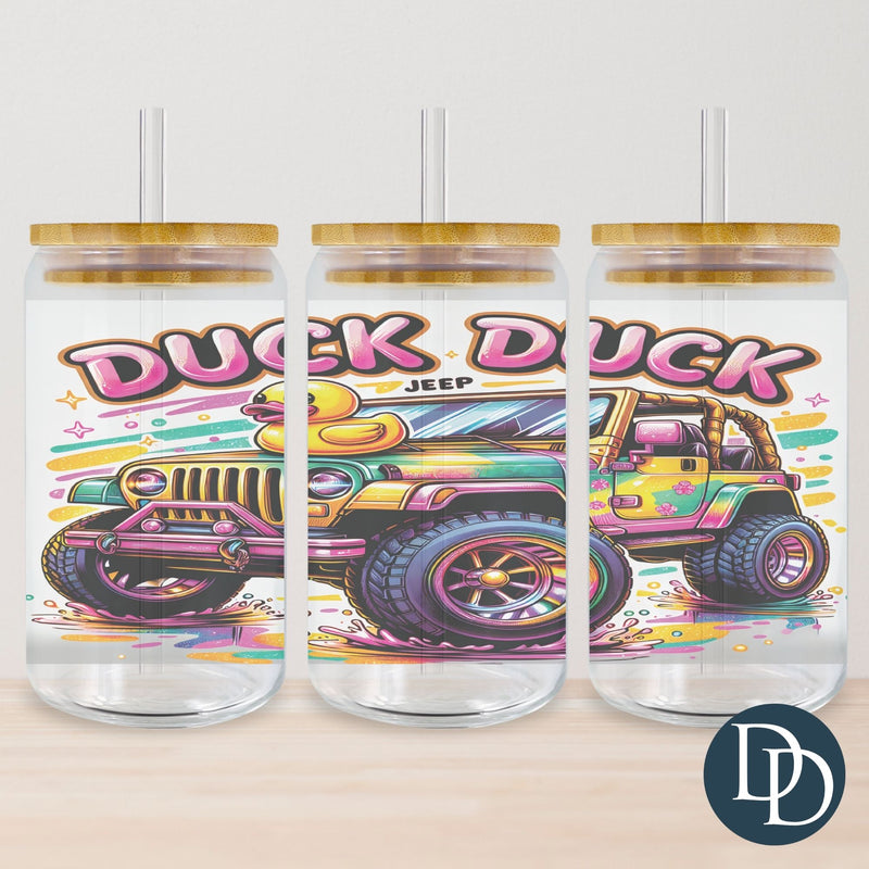 Duck Duck 4x4 Tumbler Print *Sublimation Print Transfer*